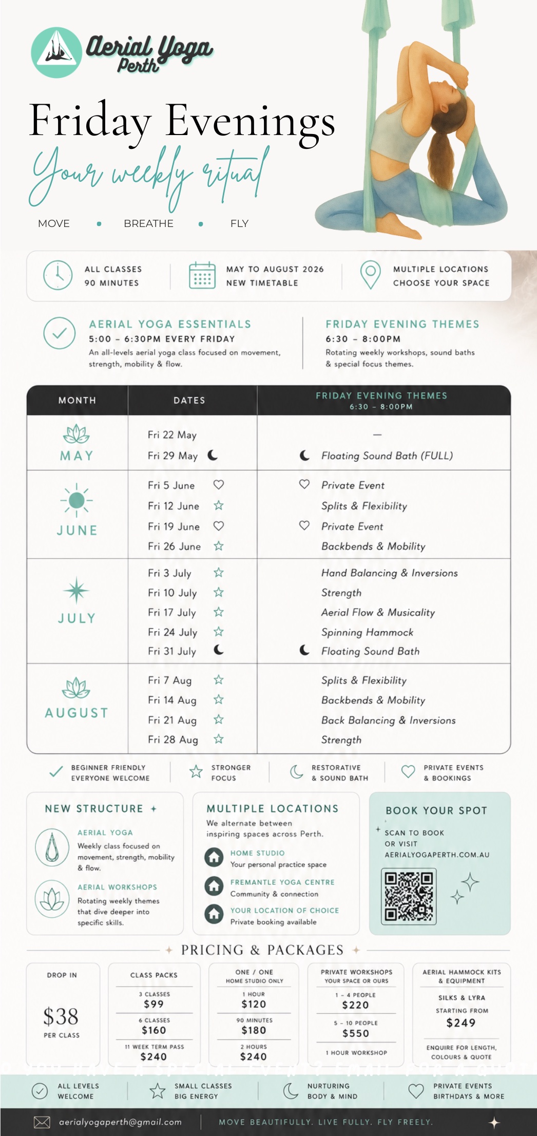 New time table and structure